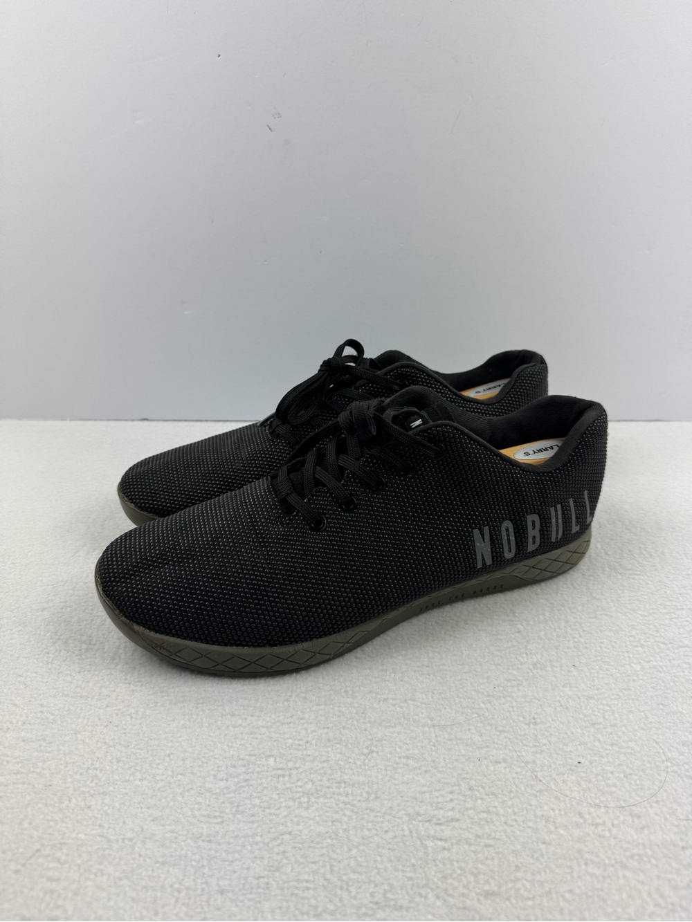 NOBULL OUTwork SuperFabric Black On Black Low Top Cross Training Shoes Men Sz 13